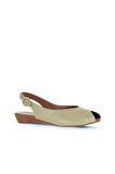 Bueno Shoes Haki Deri Kadın Düz Sandalet 01wa4406