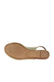 Bueno Shoes Haki Deri Kadın Düz Sandalet 01wa4406