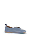 Bueno Shoes Mavi Flotter Deri Kadın Babet 01wn0710