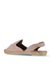 Bueno Shoes Pudra Alf Süet Kadın Düz Sandalet 01wa7201