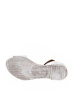 Bueno Shoes Beyaz Deri Kadın Düz Sandalet 01wn5004