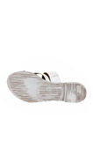 Bueno Shoes Beyaz Deri Kadın Parmak Arası Terlik 01wq2012