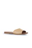Bueno Shoes Bej Deri Kadın Düz Terlik 01wa5701