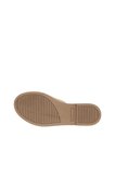 Bueno Shoes Bej Deri Kadın Düz Terlik 01wa5701