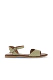 Bueno Shoes Haki Deri Kadın Düz Sandalet 01wa5704