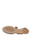 Bueno Shoes Gri Koyu Alf Süet Kadın Düz Sandalet 01wa5806