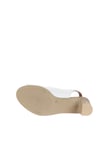 Bueno Shoes Beyaz Deri Kadın Topuklu Sandalet 01wn1517