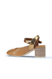 Bueno Shoes Taba Multi Deri Kadın Topuklu Sandalet 01wa2811