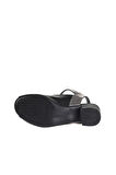 Bueno Shoes Siyah Multi Deri Kadın Topuklu Sandalet 01wa2811