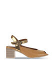 Bueno Shoes Taba Multi Deri Kadın Topuklu Sandalet 01wa2811