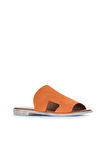 Bueno Shoes Turuncu Alf Süet Kadın Düz Terlik 01wa3012