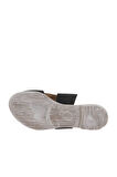 Bueno Shoes Siyah Alf Süet Kadın Düz Terlik 01wa3012