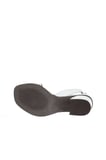 Bueno Shoes Beyaz Deri Kadın Topuklu Sandalet 01wa3502