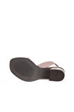 Bueno Shoes Gül Kurusu Deri Kadın Topuklu Sandalet 01wa3502
