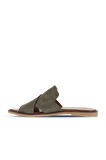 Bueno Shoes Haki Alf Süet Kadın Düz Terlik 01wa5710