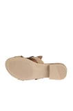 Bueno Shoes Taba Açık Alf Süet Kadın Topuklu Terlik 01wa7304