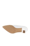 Bueno Shoes Beyaz Deri Kadın Topuklu Ayakkabı 01wa1401