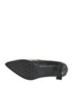 Bueno Shoes Siyah Deri Kadın Topuklu Ayakkabı 01wa1401