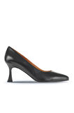 Bueno Shoes Siyah Deri Kadın Topuklu Ayakkabı 01wa1401