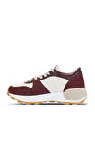 Bueno Shoes Bordo Beyaz Deri-süet Kadın Spor Ayakkabı 01wa8300