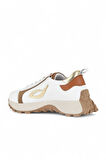 Bueno Shoes Beyaz Taba Deri-süet Kadın Spor Ayakkabı 01wa8601