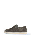 Bueno Shoes Haki Süet Baskılı Erkek Loafer 07ma21884000