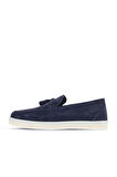 Bueno Shoes Lacivert Süet Erkek Loafer 07ma22372026