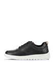 Bueno Shoes Siyah Deri Erkek Spor Ayakkabı 21ma017