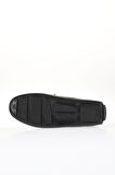 Bueno Shoes Siyah Flotter Deri Erkek Loafer 21ma02