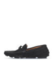 Bueno Shoes Siyah Süet Erkek Loafer 21ma01