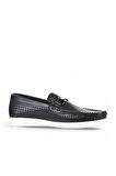 Bueno Shoes Lacivert Deri Erkek Loafer 21ma84