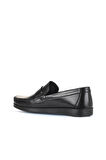 Bueno Shoes Siyah Deri Erkek Loafer 21ma122