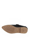Bueno Shoes Siyah Deri Kadın Babet 01wa9201