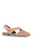 Bueno Shoes Pudra Deri Kadın Düz Sandalet 01wa9202