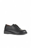 Bueno Shoes Siyah Deri Kadın Klasik Ayakkabı 01wd2203