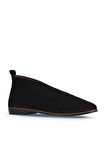 Bueno Shoes Siyah Nubuk Kadın Düz Bot 01wd3504