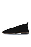 Bueno Shoes Siyah Nubuk Kadın Düz Bot 01wd3504