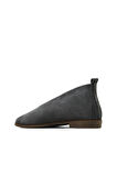 Bueno Shoes Gri Nubuk Kadın Düz Bot 01wd3504