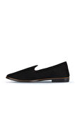 Bueno Shoes Siyah Nubuk Kadın Babet 01wd3505