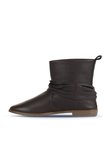 Bueno Shoes Kahverengi Deri Kadın Düz Bot 01wd3509