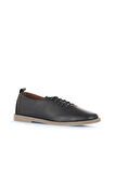 Bueno Shoes Siyah Deri Kadın Günlük Ayakkabı 01wd4205
