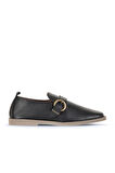 Bueno Shoes Siyah Deri Kadın Klasik Ayakkabı 01wd4202