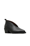 Bueno Shoes Siyah Deri Kadın Topuklu Bot 01wd4004