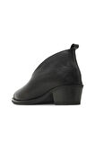 Bueno Shoes Siyah Deri Kadın Topuklu Bot 01wd4004