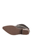 Bueno Shoes Kahverengi Deri Kadın Topuklu Bot 01wd4007