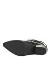 Bueno Shoes Siyah Deri Kadın Topuklu Bot 01wd4007