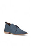 Bueno Shoes Lacivert Nubuk Kadın Düz Bot 01wd3708