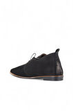 Bueno Shoes Siyah Nubuk Kadın Düz Bot 01wd3708