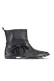 Bueno Shoes Siyah Deri Kadın Düz Bot 01wd3714