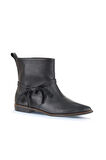 Bueno Shoes Siyah Deri Kadın Düz Bot 01wd3714